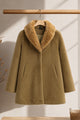 Women's Wool Blended Imp Wool Long Coat In Camel