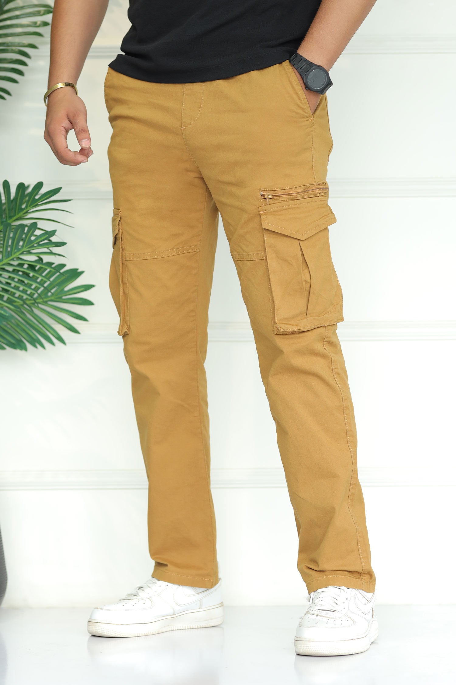 Turbo 'Recon' Division Zip-Detail Loose Bottom Cargo Trouser