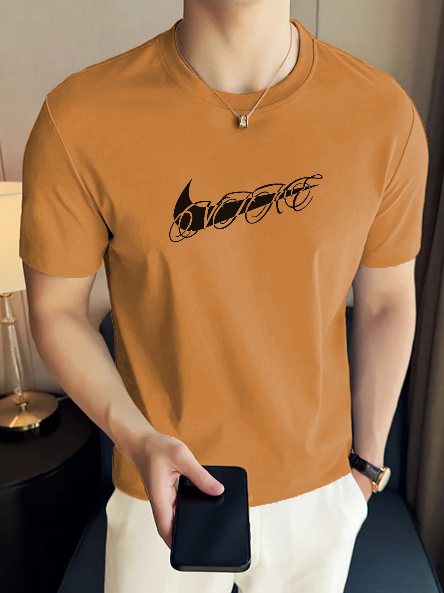 Nke Casual Breathable Slik Round Neck High StreetT-Shirt