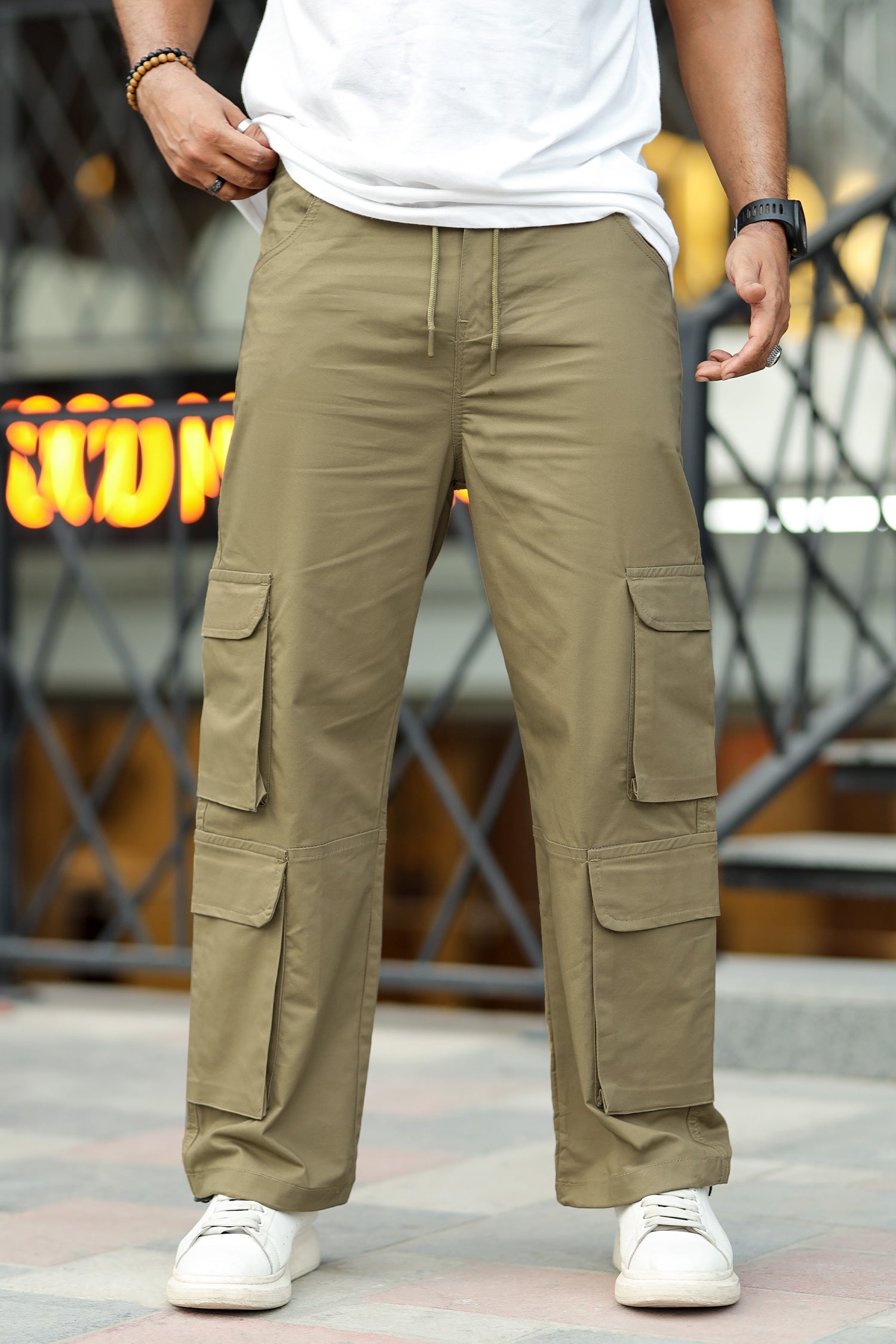 Turbo Pocket Style Imp Cotton Blend Cargo Trouser