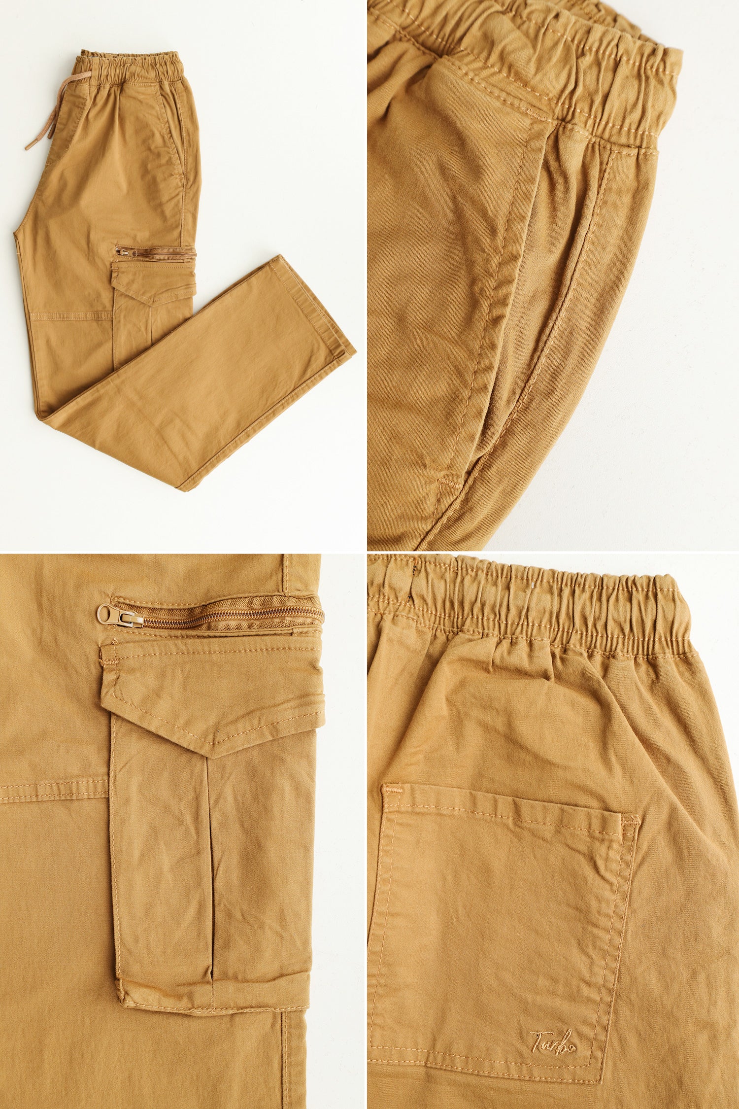 Turbo 'Recon' Division Zip-Detail Loose Bottom Cargo Trouser