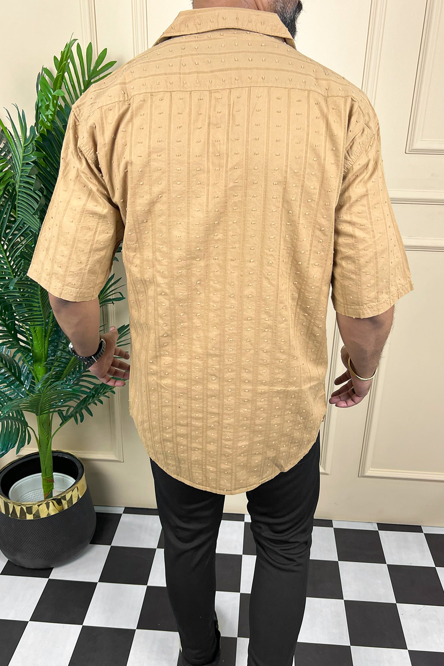 Turbo Puff Clasic Thread Casual Shirt