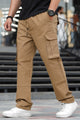 Turbo Essential Side Pockets Cargo Trouser In Camel