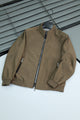 Full-Zip Bomber Imported Light Weight Jacket In Camel