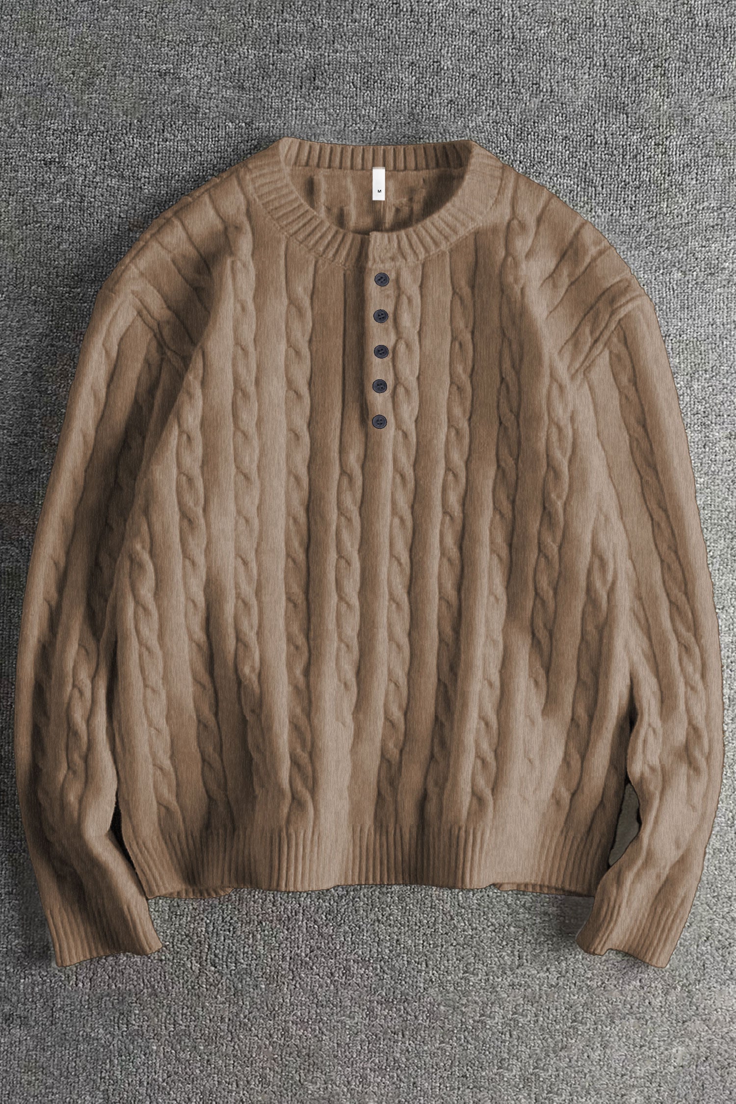 Turbo Cable Knit Jummper Imported Men's Sweater