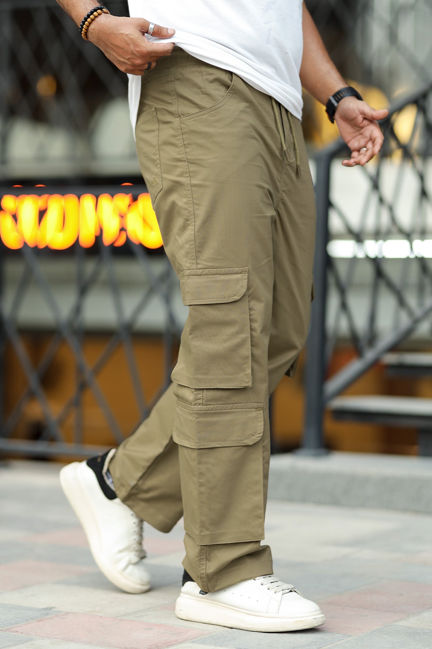 Turbo Pocket Style Imp Cotton Blend Cargo Trouser