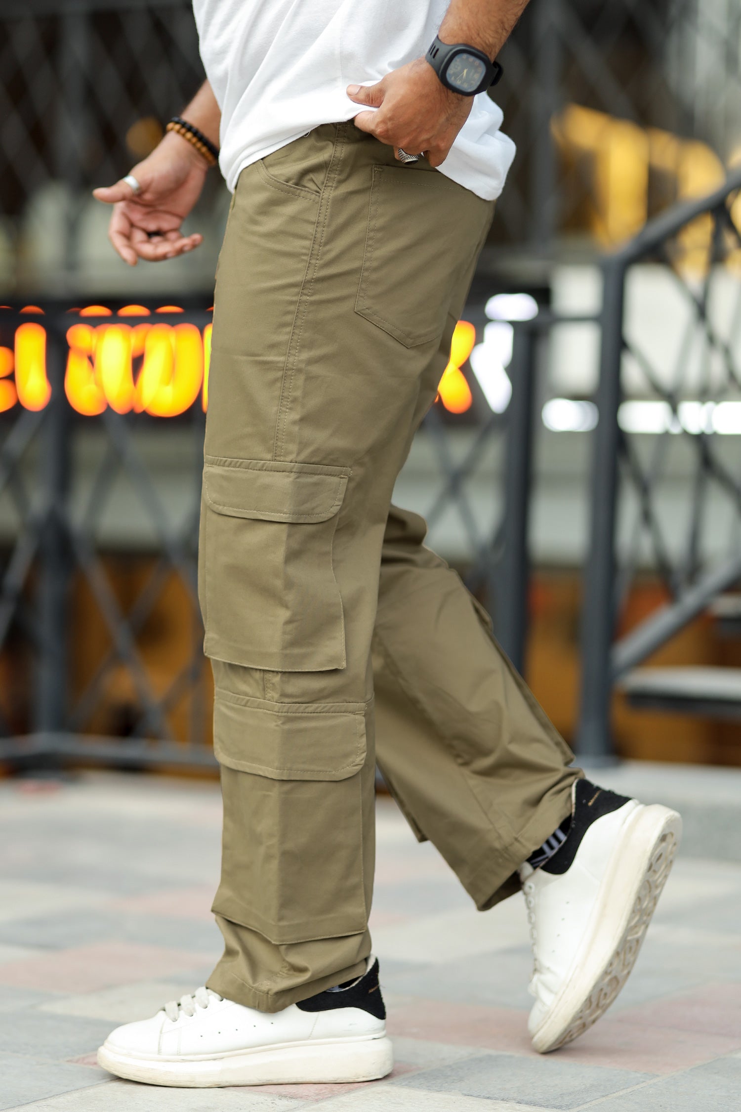 Turbo Pocket Style Imp Cotton Blend Cargo Trouser