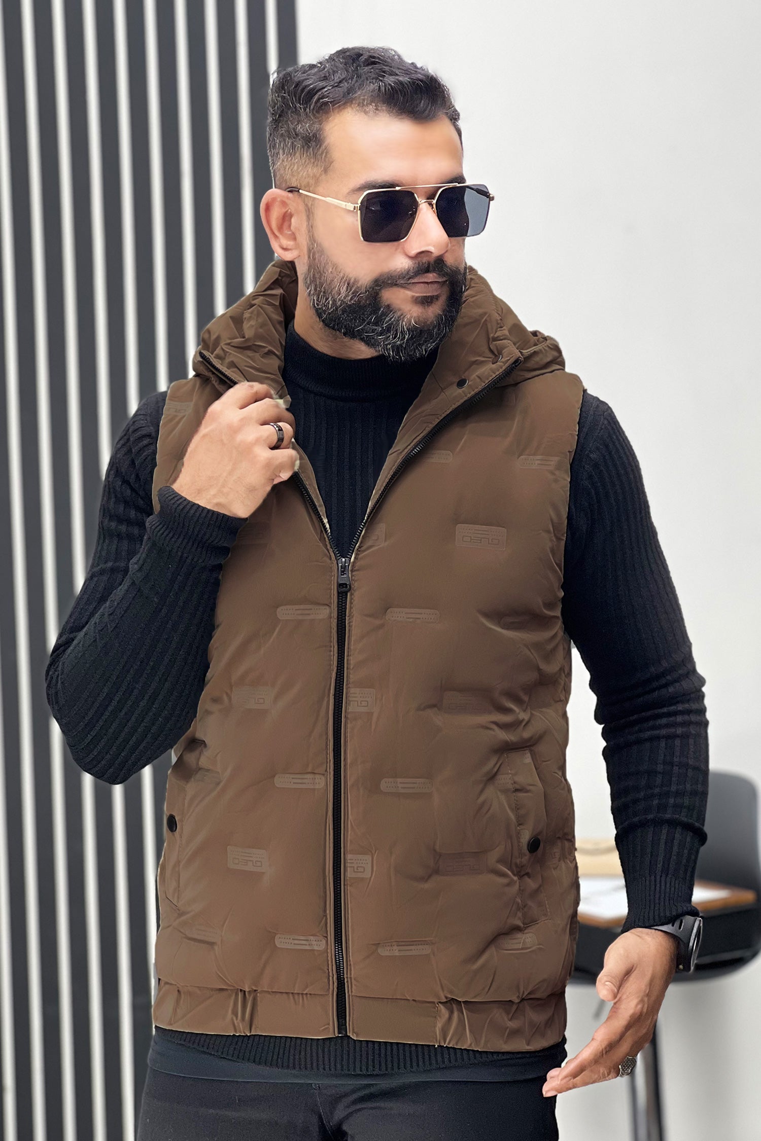 Trendy Bubble Quilted Imported Men's Gilet