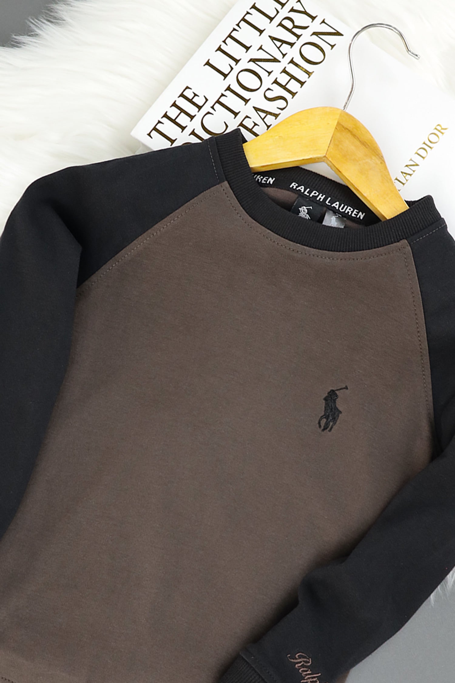 Plo Blocked Cotton Jumper Round Neck Unisex Kids SweatShirt