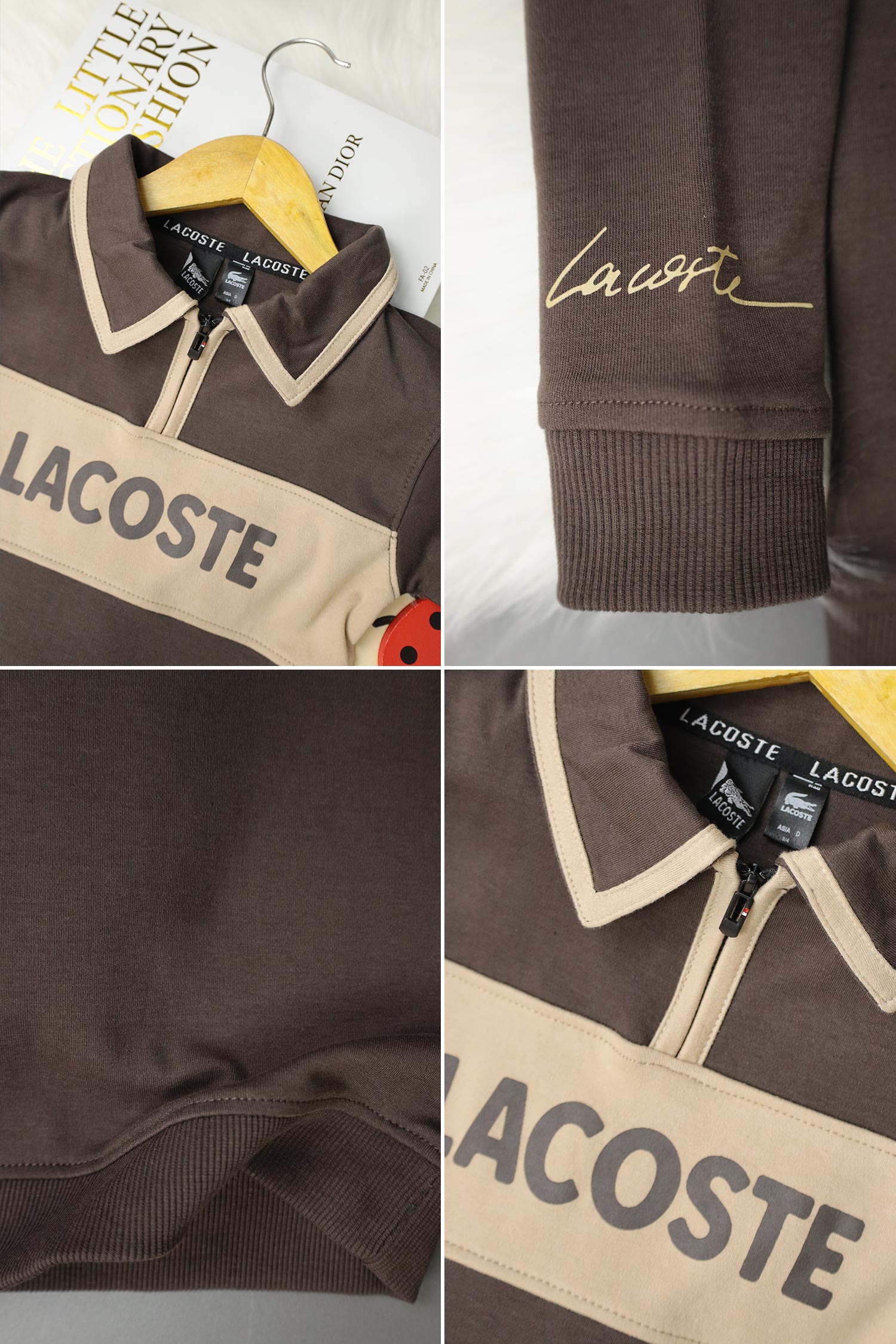 Lcste Block Panel Coller Style Unisex Kids SweatShirt