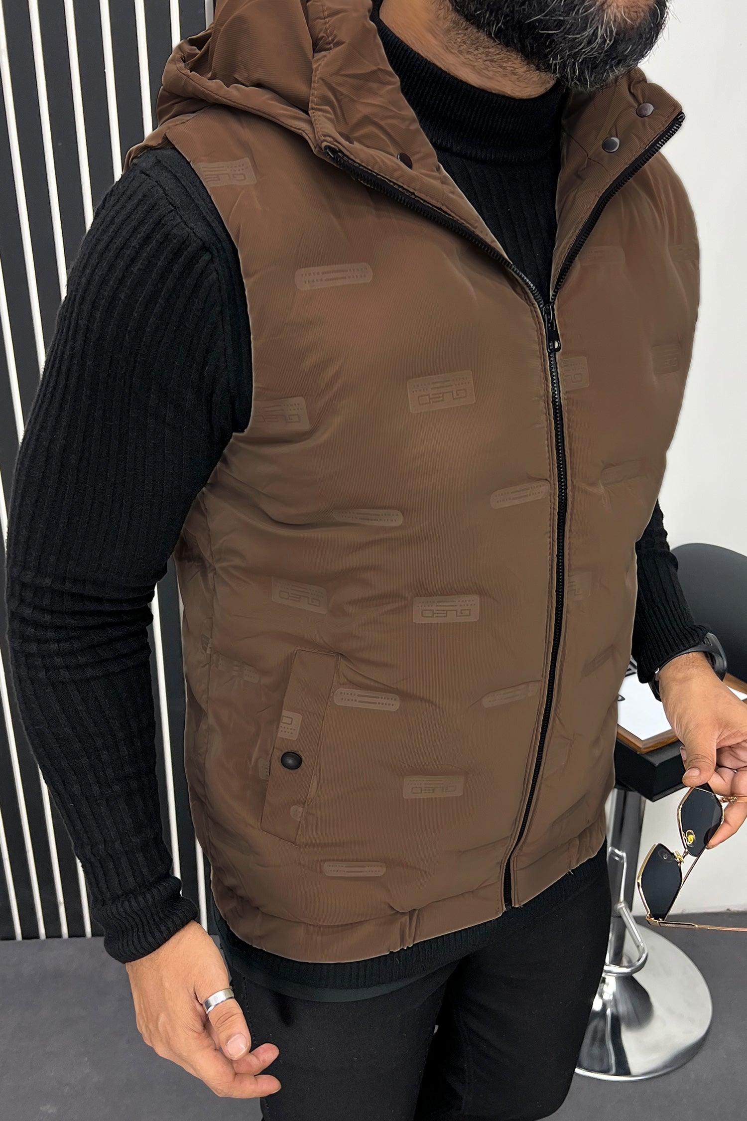 Trendy Bubble Quilted Imported Men's Gilet