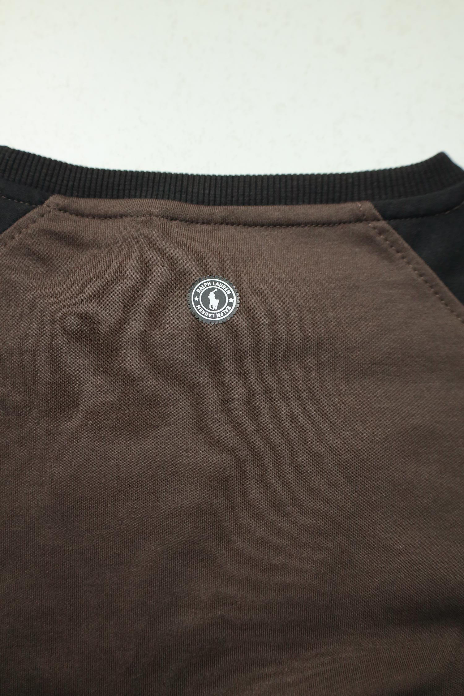 Rph Lren Raglan Pullover Mock Neck Imported Men's Sweatshirt