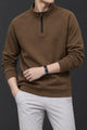 Turbo Gorp-Core Style Imported Mock Neck Men's Sweatshirt