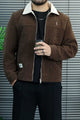 Turbo x Polo Pony Harrington Contrast Collar Imp Men's Wool Jacket In Coffee