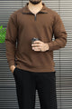 Turbo Gorp-Core Style Imported Mock Neck Men's Sweatshirt