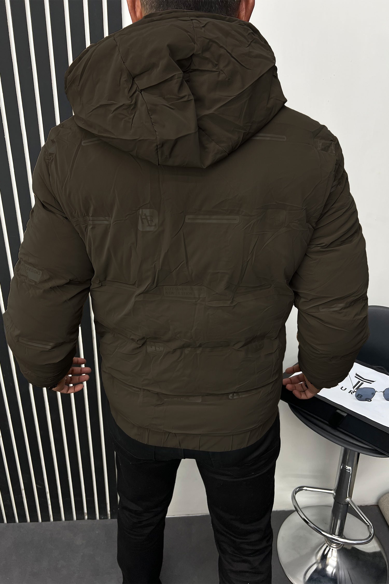 New Edition Branded Hood Style Imported Puffer Jacket