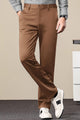 Turbo Axis Intelli-Drape Refined Fit Twil Cotton Pent In Coffee Brown