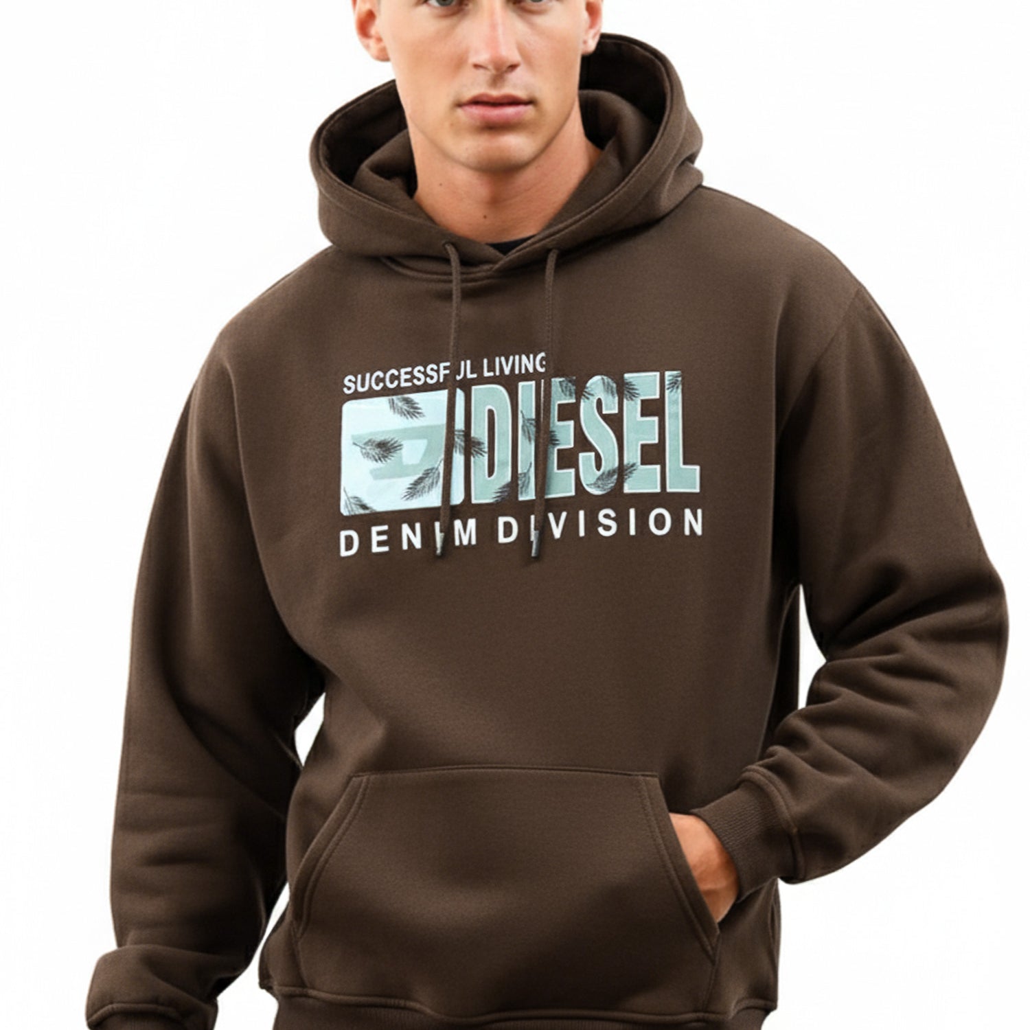 Diesel Eco Logo Men's Fleece Hoodie