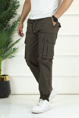 Turbo 6 Pockets Premium Cotton Gabardine Cargo Trouser