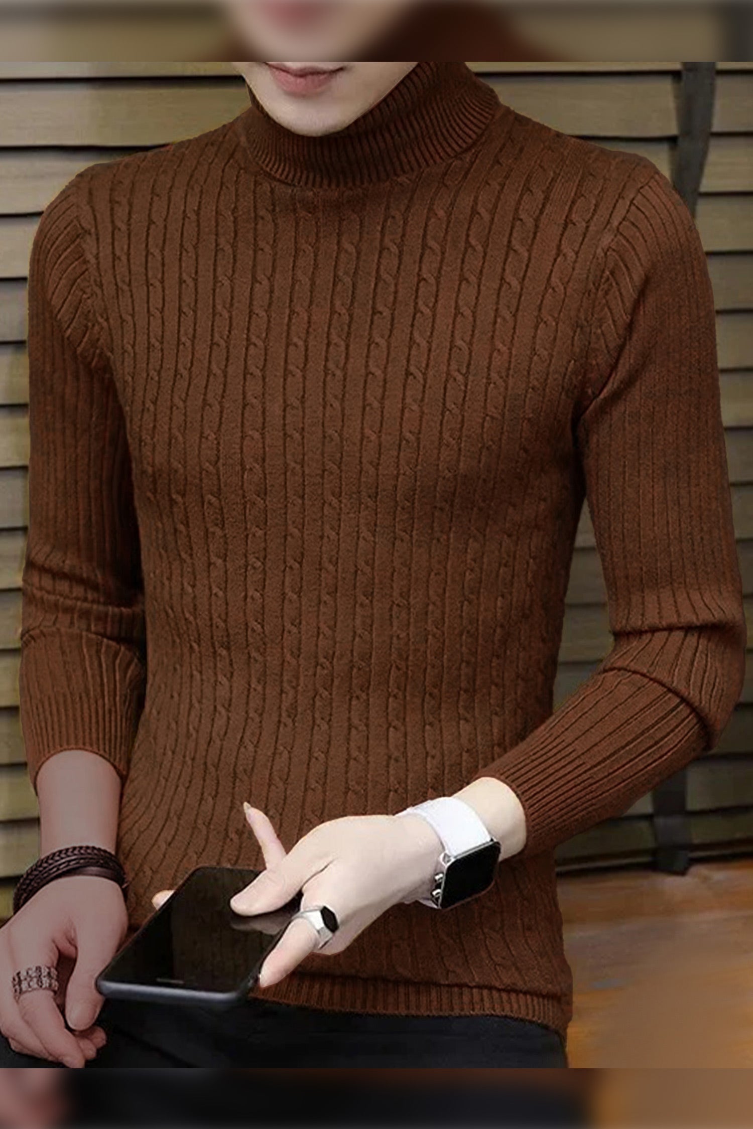 Winter Pullover Turtel High Neck