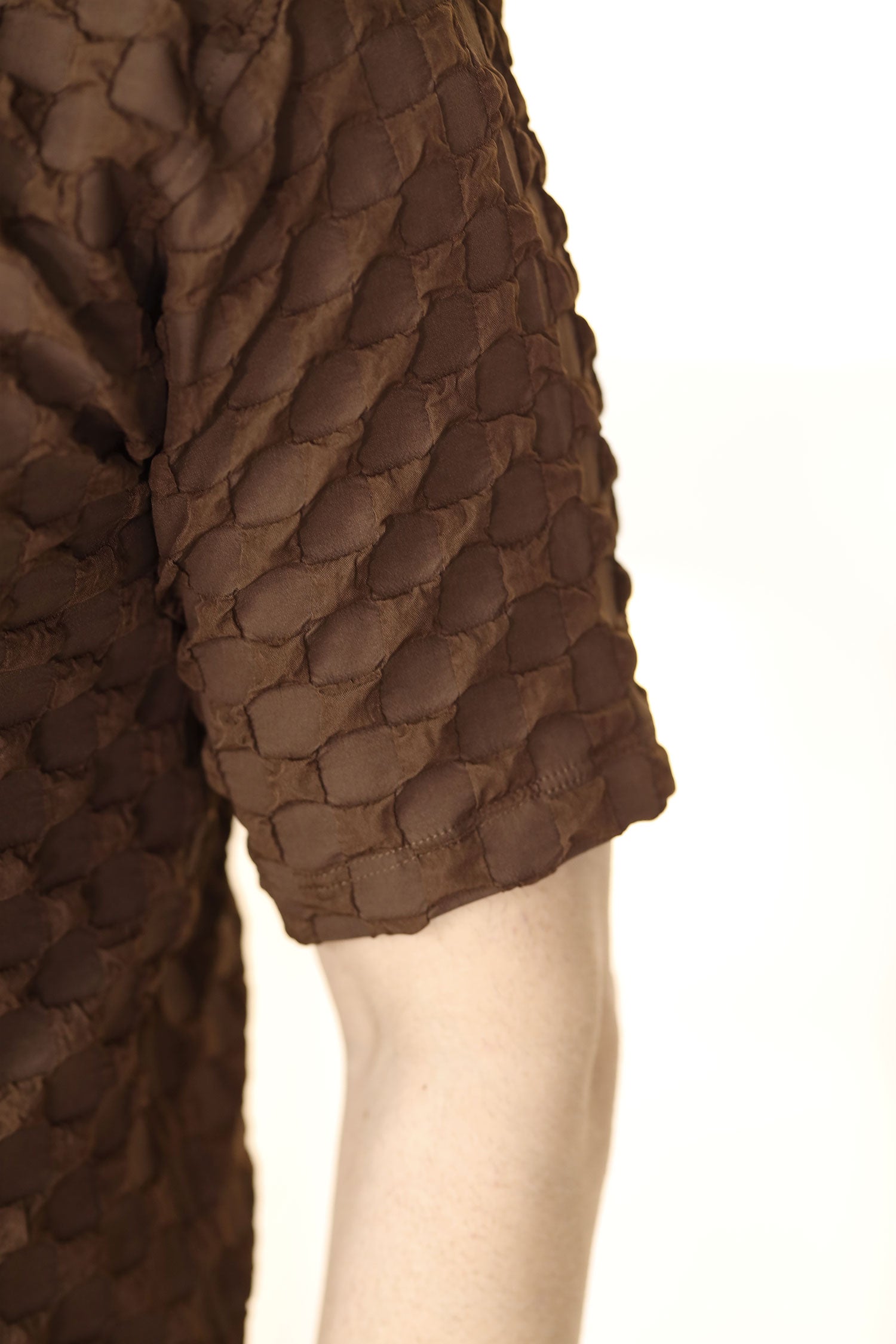 Turbo Puff Structured Pattern Casual Shirt