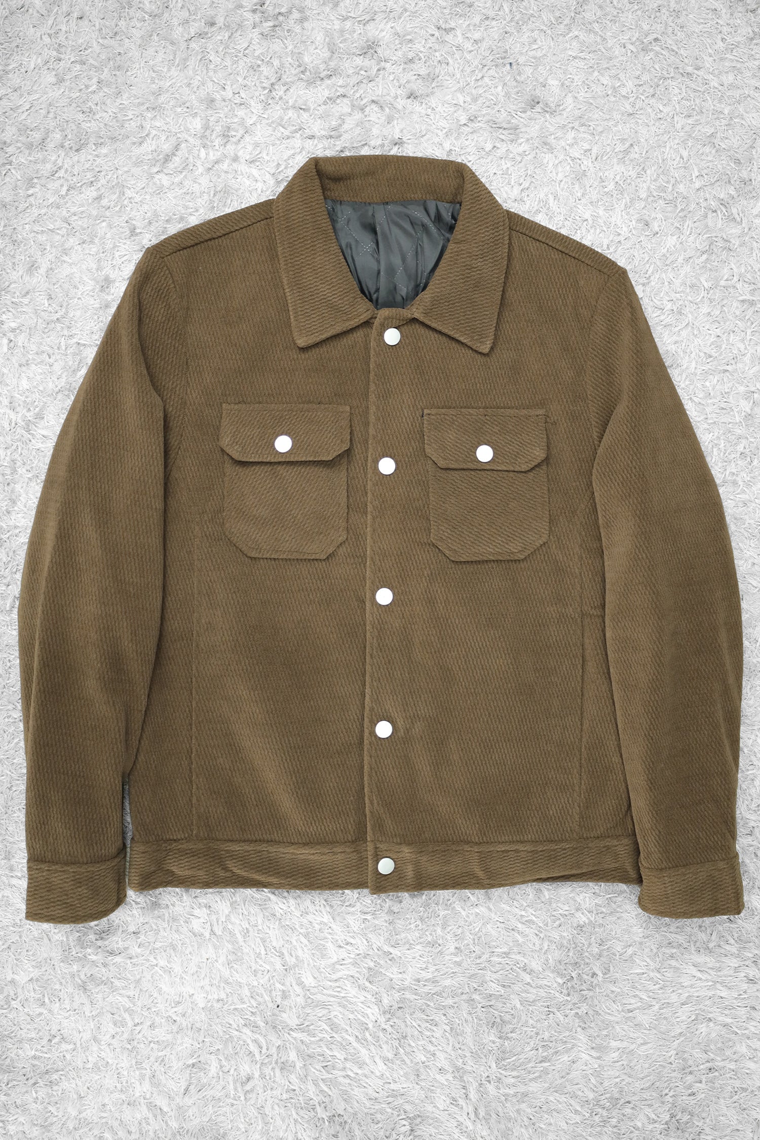 Vintage Rough Look Imported Men's Woolen Jacket