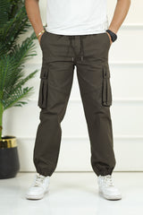 Turbo 6 Pockets Premium Cotton Gabardine Cargo Trouser