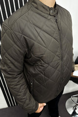 Dual Stitch Cross Padded Imported Big Size Men's Puffer Jacket