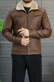Men's Casual Multi-Pocket Zipper Imported Leather Jacket