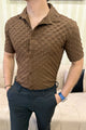 Turbo Puff Structured Pattern Casual Shirt