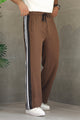 Turbo Hypemode Side Striped Men's Trouser In Coffee