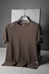 Nke Swoosh Rise 365 Running Dry-Fit Tee In Coffee