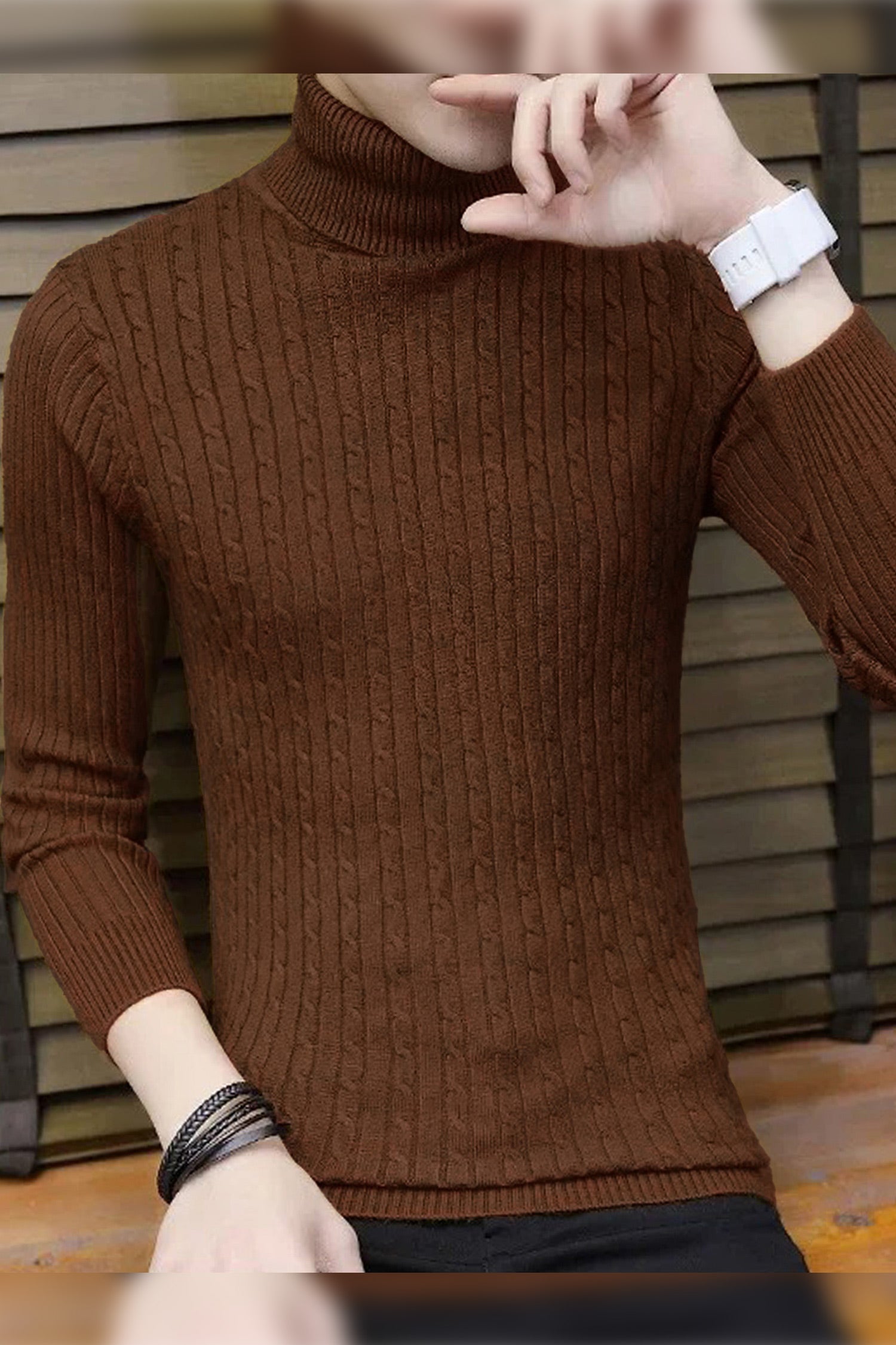 Winter Pullover Turtel High Neck