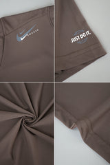 Nke Swoosh Rise 365 Running Dry-Fit Tee In Coffee