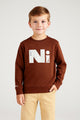Nke Minimal Block Round Neck Unisex Kids Sweatshirt