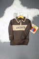 Lcste Block Panel Coller Style Unisex Kids SweatShirt