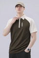 Turbo Athletic Structure Men's Polo Shirt In Coffee