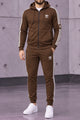 Adds Contrast Triple-Stripe Hooded Men's Co-Ord Set