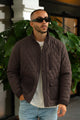 Turbo Placket Pockets Quilted Puffer Jacket