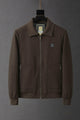 Zipped Blouson Imp Men's Wool Jacket In Coffee