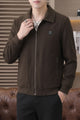 Zipped Blouson Imp Men's Wool Jacket In Coffee