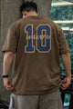 Turbo Ten Dynasty Men's Graphic Tee In Coffee