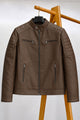 Men's Biker Style Imported Leather Jacket