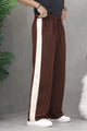 Turbo Jaxcion Striped Men's Trouser In Coffee