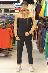 Nke V Diagonal Pattern Mock Neck Tracksuit
