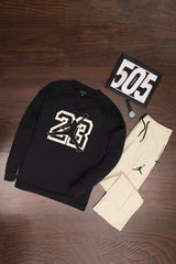Jrdn Flight Essential Oversized Round Neck Tracksuit