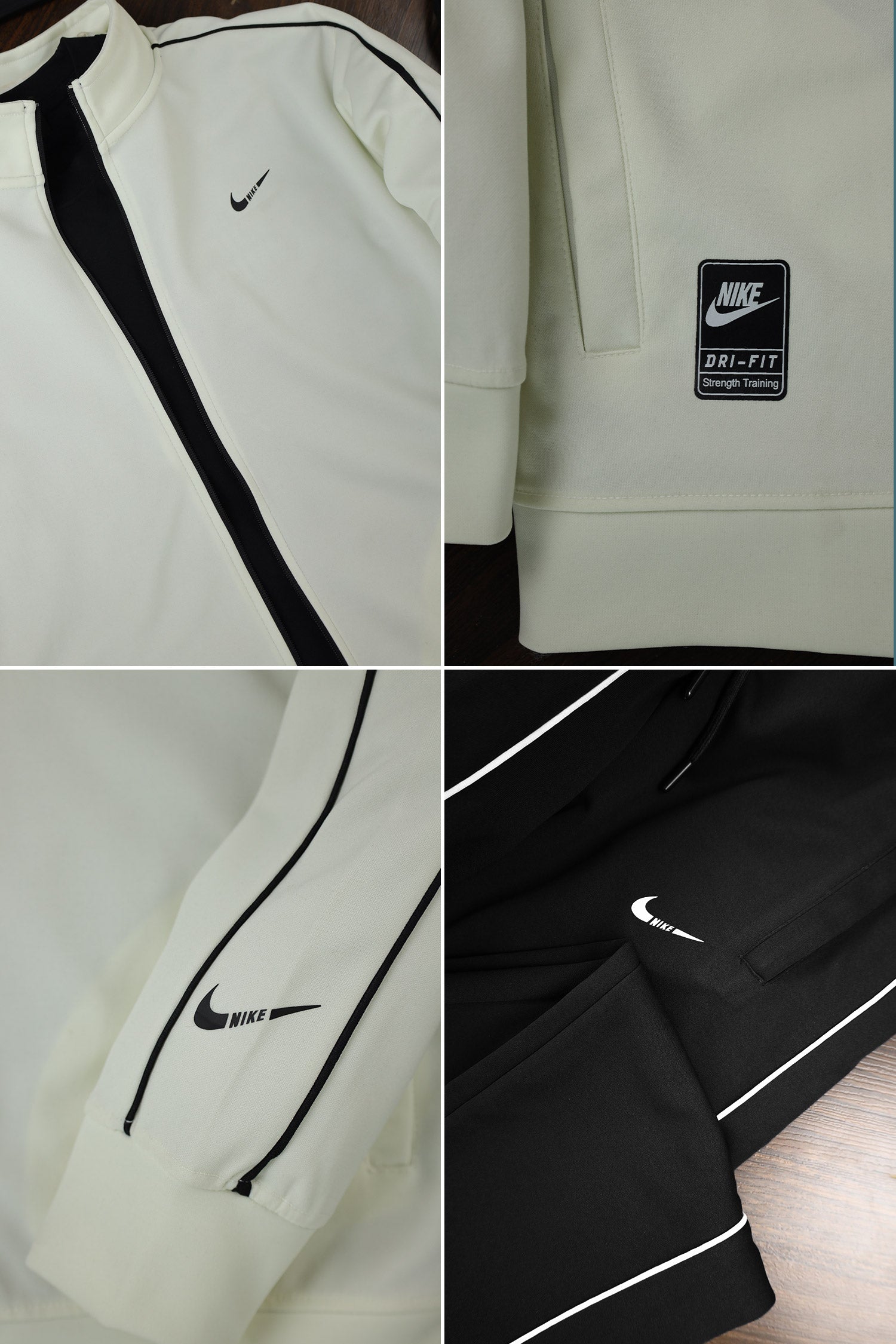 Nke 90s Vintage Spellout Zipper Style Tracksuit