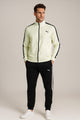 Pma Contrast Dual Side Stripe Tracksuit In Creem&Black
