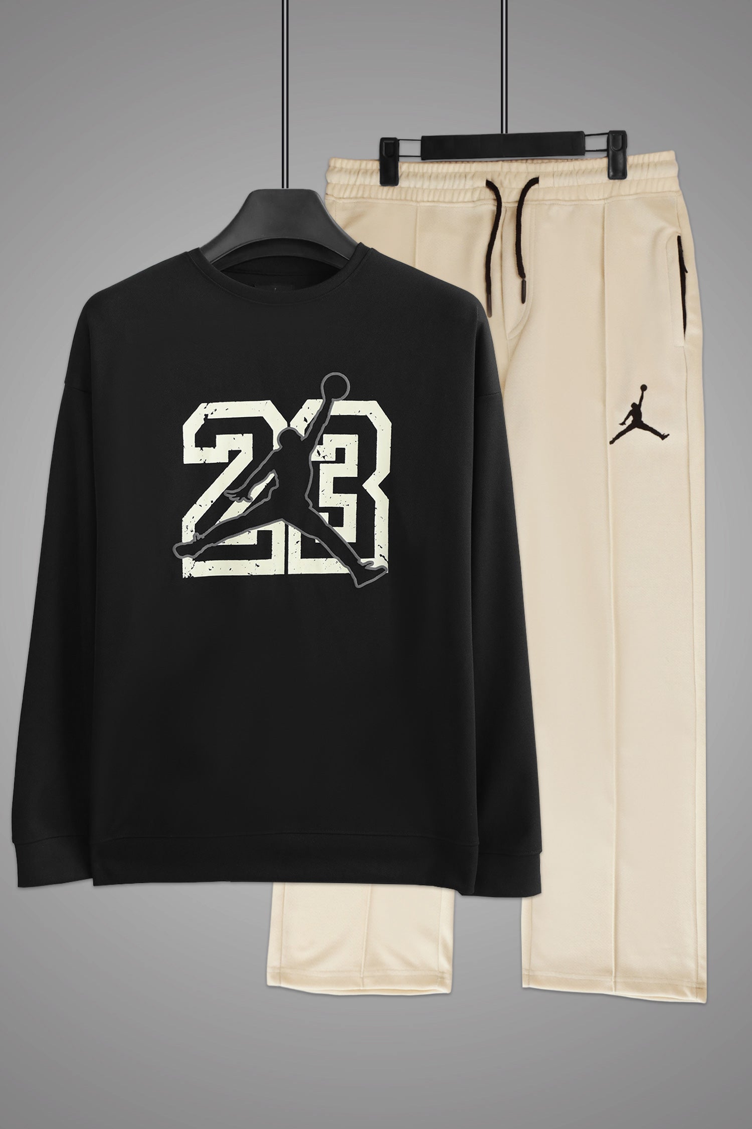 Jrdn Flight Essential Oversized Round Neck Tracksuit