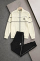 On Club Executive Sport Zipper Men's Co-Ord Set In Creem & Black